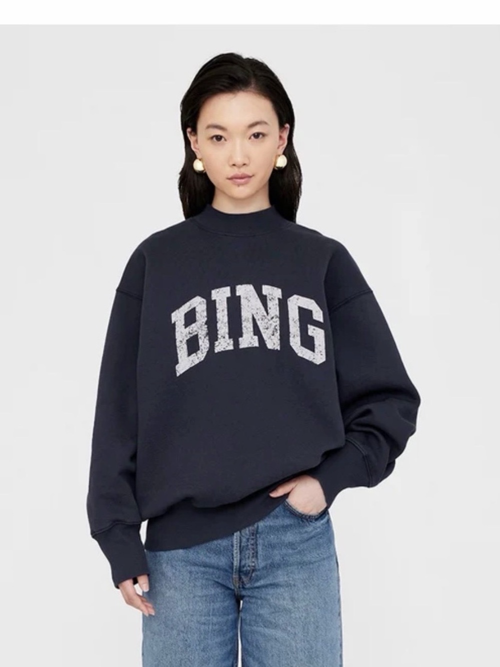 BRADIE SWEATSHIRT BING - NAVY